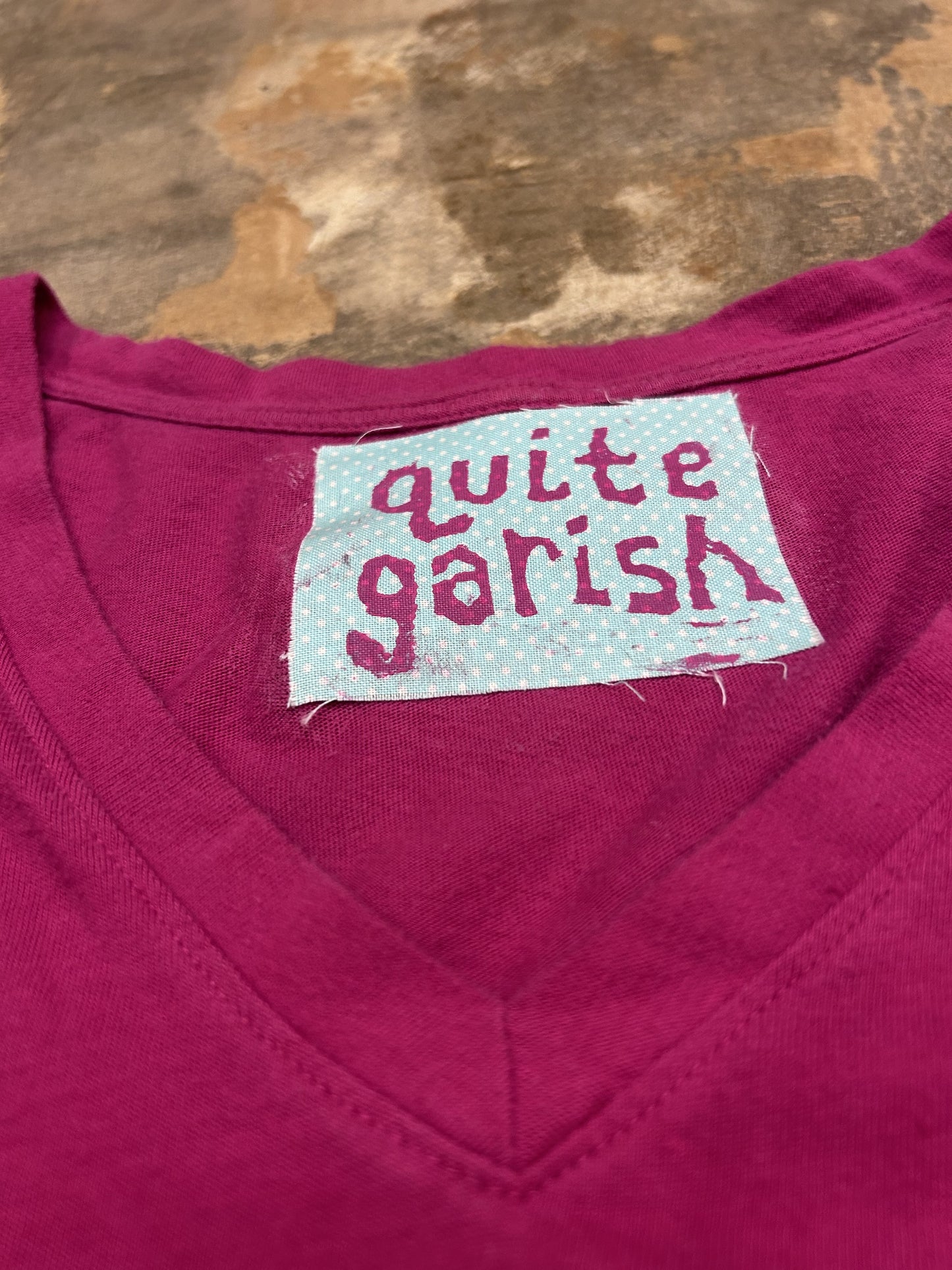 hot pink striped cupcake tee