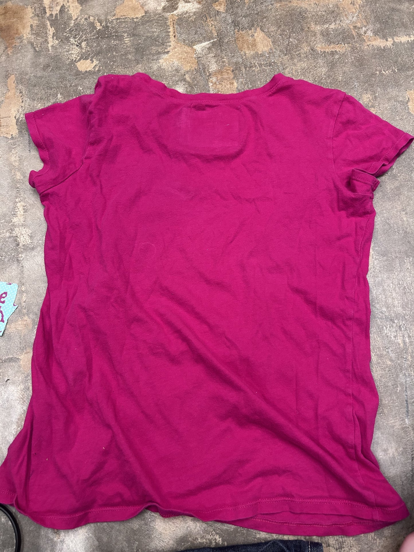 hot pink kitty cupcake tee