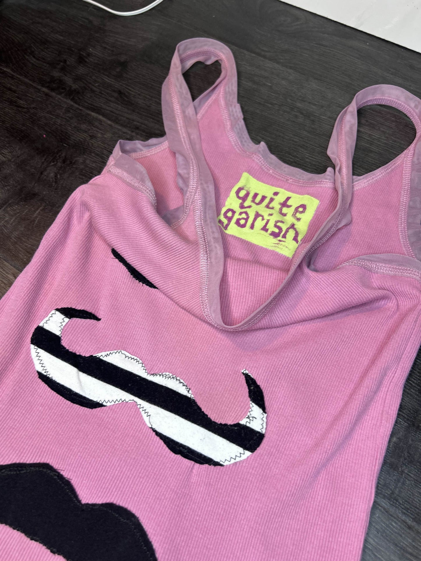 stache trio ribbed tank (light pink)